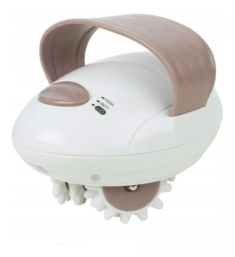 Masajeador Corporal 3D con asa ergonómica y rodillos giratorios