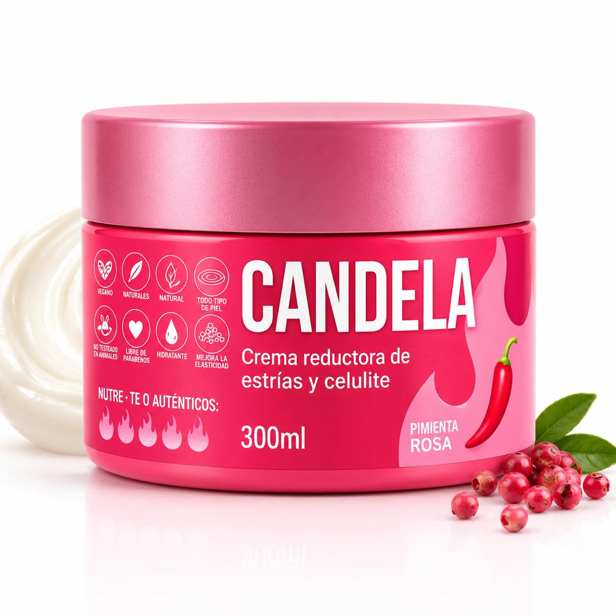Ritual Completo: 2 Cremas Calientes CANDELA 300 ml